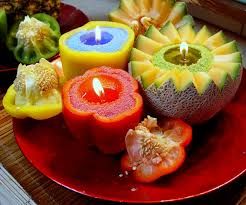 fruit candle