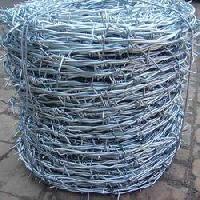 galvanised iron barbed wires