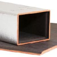 Thermal acoustic insulation duct board