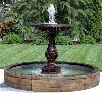 fiberglass garden fountains