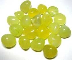 Polished Lemon Yellow Rudy Pebbles