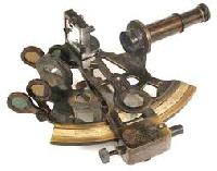 Antique Sextant With Cover