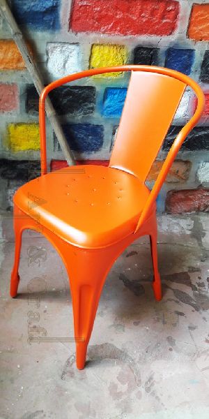 Armrest Chair with Metal Top