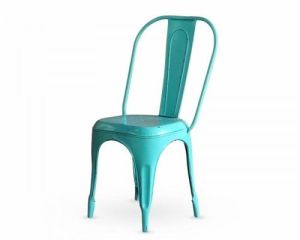 Light Green Color Metal Chair