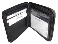 Leather Zipper Wallet