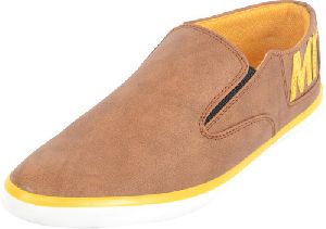 Mens Brown Slip On Shoes