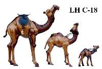 Leather Handicraft Camel Statues