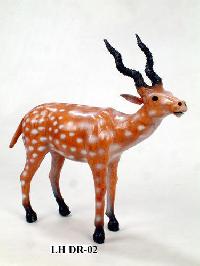 Leather Handicraft Deer Statues