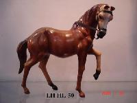 Leather Handicraft Horse Statues