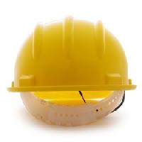 Safety Helmet Yellow Slide-Strap Adjustment