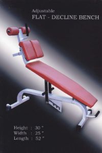 Adjustable Flat Decline Bench