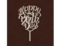 MDF Laser Cut Cake Topper Cutouts