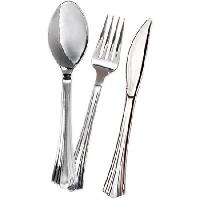 Disposable Silver Cutlery