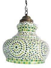 Green Gagan Mosaic Hanging Lamp