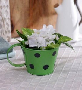 Green Small Polkadot Cups