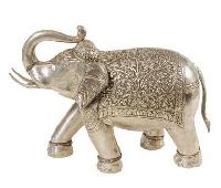 Silver Elephant Figurine