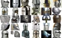 ancient knight helmets