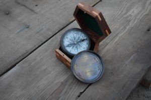 Brass Compass 3 inch