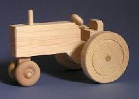 Wooden Toy Tractor