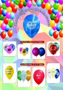 rubber balloons