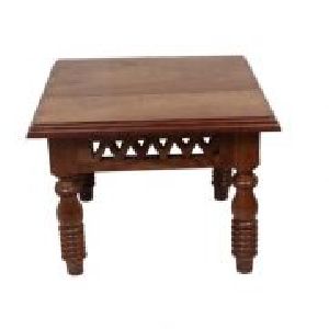 Wood Side Table with Classical Legs