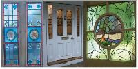 stained glass door