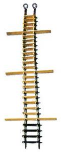 Wooden Rug Rope Ladder