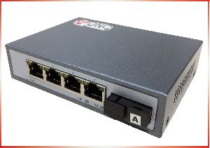 4 PoE 1 Fixed FX Switch