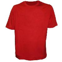 Red Plain Mens T-Shirts