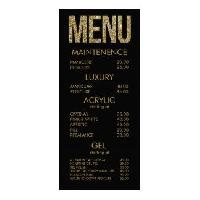 Printed Menu Cards