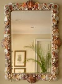 Conch Shell Mirror Frame