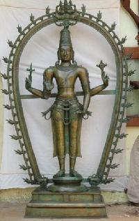 Srinivasa Perumal Religious Stone Statue