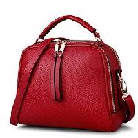 Ladies Casual Red Handbags