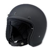 Black Color Open Face Helmets