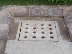 designer manhole cover