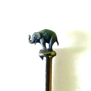 Elephant circus micro Statue - Pin Art - Rare Art