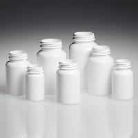 White Pharmaceutical Plastic Bottle