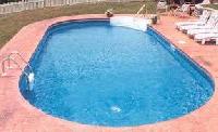 Oval Shaped Swimming Pool