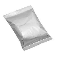 plastic silver pouch