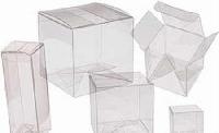 transparent plastic boxes
