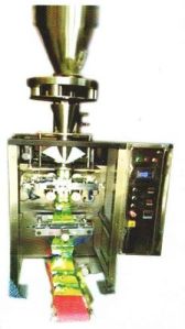 Semi Automatic Collar Type Form Fill Sealing Machine With Servo Auger Filler