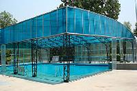 Polycarbonate Swimming Pool Shed