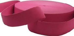 PINK POLYESTER ELASTIC