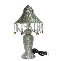Silver Stone Studded Kamatchi Lamp