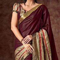 Fancy Printed Crepe Saree for every occasion