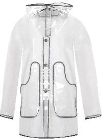Ladies PVC Long Raincoat