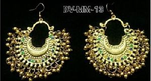 Afghani Brass Earrings