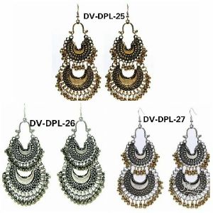 DOUBLE DECKER CHANDBALI EARRINGS