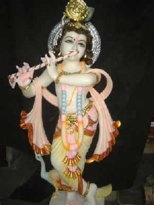 Bal Krishna Marble Statue