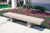 concrete bench